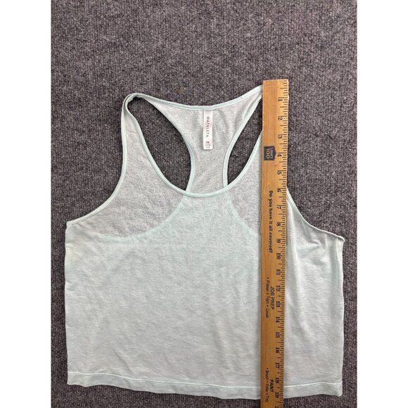 Athleta Sheer Racerback Tank Top Women’s XS Light Blue Scoop Neck Gym Yoga - Picture 4 of 8